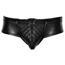 Svenjoyment Slip sexy ouvert Maten Noir